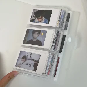 Transparent Photo Album Mini Polaroid Album Photo Card Train Ticket Card Collection Book Jewelry Card Album Photocards Holder 1