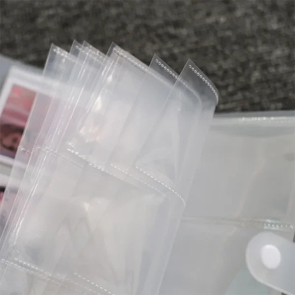Transparent Photo Album Mini Polaroid Album Photo Card Train Ticket Card Collection Book Jewelry Card Album Photocards Holder 5