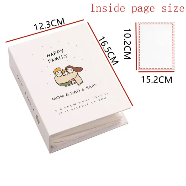 6-inch Plastic 100 Photo Album Book 4d Large Six-inch Album Book Baby Family Scrapbooking Albums Wedding Foto Diy Craft 2