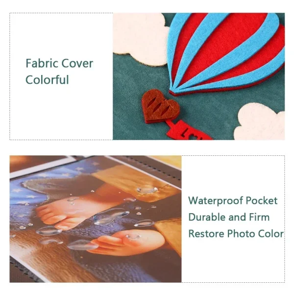 5 Inch 6 Inch 600 Sheets Photo Album Large Capacity Wedding Photo Album Family Kids Photocard Albums Baby Growth Memory Book 2
