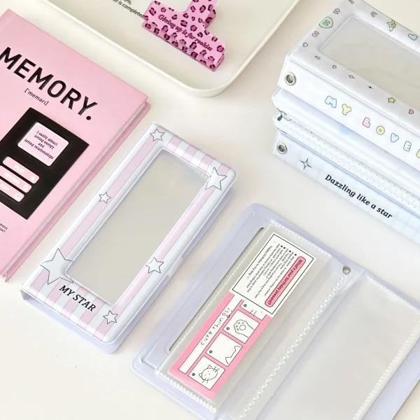 Star Photo Booth Frames - Photo Booth Album For 2x6 Inch Photo Strips Wedding Album 2 x 6 Bookmark Holder 18 Pages 36 Photos 4