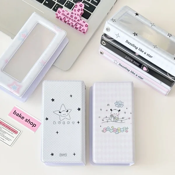 Star Photo Booth Frames - Photo Booth Album For 2x6 Inch Photo Strips Wedding Album 2 x 6 Bookmark Holder 18 Pages 36 Photos 5