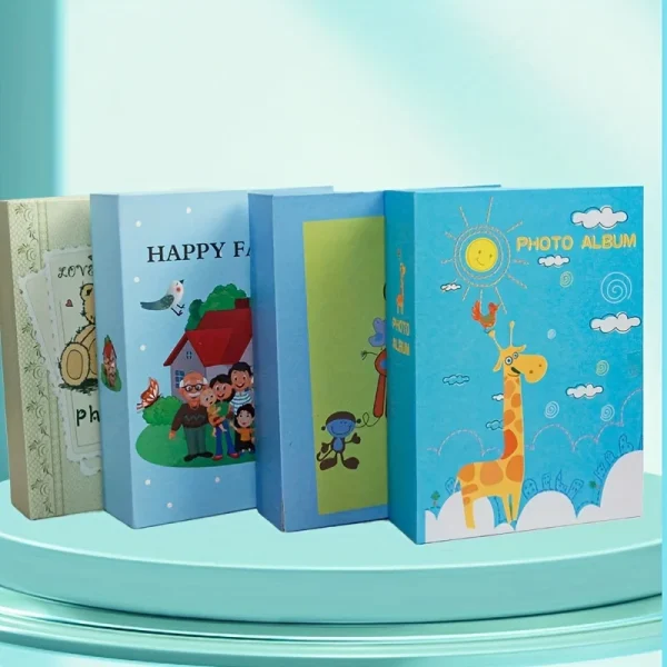The sophisticated 6" leather album, with space for 300 photos, elegantly organizes your most cherished memories, making it an id 1