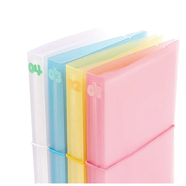 Photo Albums Storage Picture Book for 4x6 Photos Clear Cover Portfolio Folder for Postcards 30 Pages Hold 60 Pictures 4