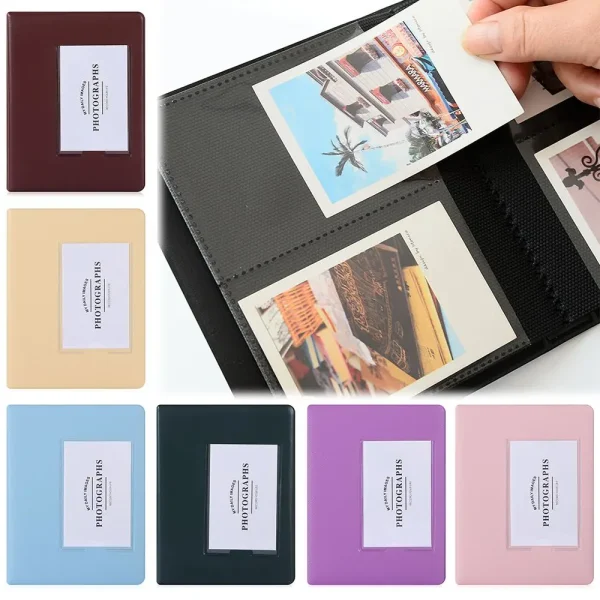 64 Pockets Mini Instant 3 inch for Polaroid Photo Album Picture Case for Film Instax Home Decor 3
