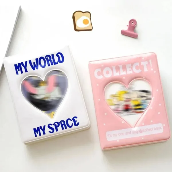 Mini Photo Album 64 Pockets Cartoon Idol Photo Collection Holder Book Collect Kpop Album Name Card Storage Photocard Binder 3