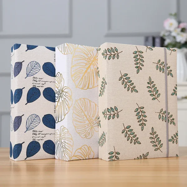 200pcs 6-inch Fabric Photo Album Creative Large Capacity Interleaf Type Family Album Children Growth Memorial Booklet 1