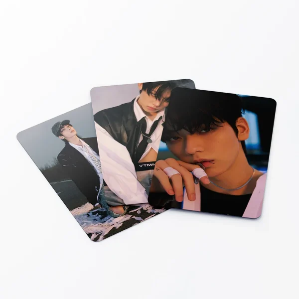 55pcs/set Kpop Photo album DECO KIT TXT Yeonjun Soobin Beomgyu Lomo Cards Photocards for Fans Collcetion High Quality HD Postcar 5