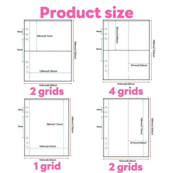 10pcs Photo Album Inner Pages A5 Kpop Binder Photocard Holder Photocard Binder Inlay Idol Card Collect Book Inner Page 포토카드 바인더 2