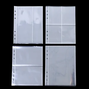 10Pcs A5 Photo Album Binder Sleeves 1P 2P 4P Photo Album Binder Refill Inner Cards Photocard Refill Bags Pocket Instax Name Card 1