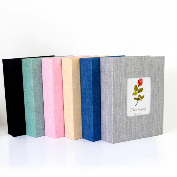 Photo Album 200 Pockets for 4x6 Photos Fabric Cover Photo Books Slip-in Picture Albums Wedding Family Anniversary Baby,Grey 1