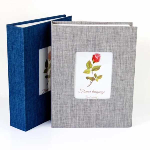 Photo Album 200 Pockets for 4x6 Photos Fabric Cover Photo Books Slip-in Picture Albums Wedding Family Anniversary Baby,Grey 2