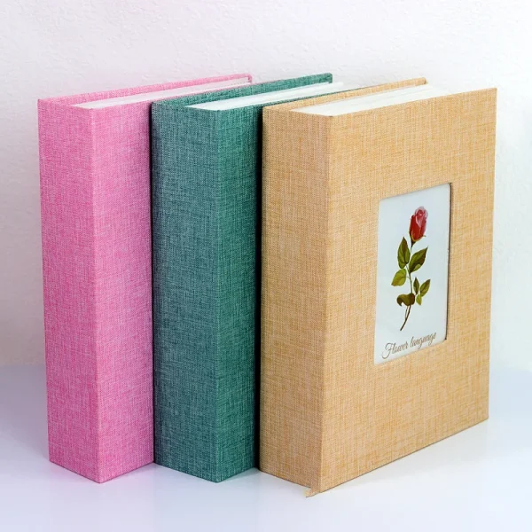 Photo Album 200 Pockets for 4x6 Photos Fabric Cover Photo Books Slip-in Picture Albums Wedding Family Anniversary Baby,Grey 5