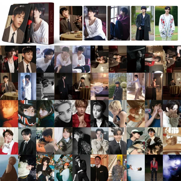 55pcs/box Kpop Photo album WINTER AHEAD Jung Kook J Hope V Jin Lomo Cards Photocards for Fans Collcetion High Quality HD Postcar 2