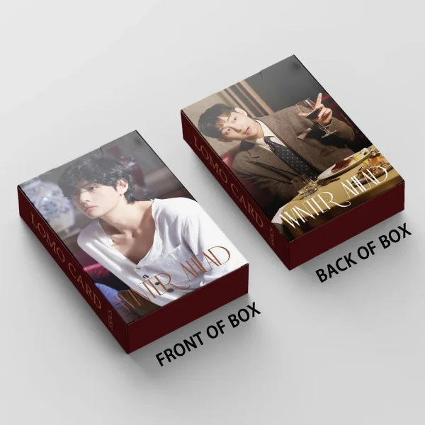 55pcs/box Kpop Photo album WINTER AHEAD Jung Kook J Hope V Jin Lomo Cards Photocards for Fans Collcetion High Quality HD Postcar 3