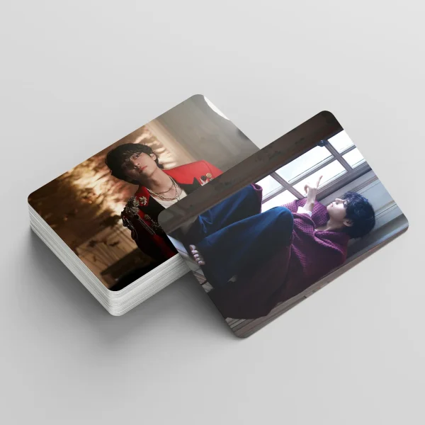 55pcs/box Kpop Photo album WINTER AHEAD Jung Kook J Hope V Jin Lomo Cards Photocards for Fans Collcetion High Quality HD Postcar 4