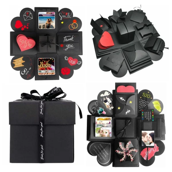 DIY Pleasantly Surprised Photo Album Gift Box Storage Box Valentine's Day Surprise Gift Box Romantic Couple Creative Gift 3
