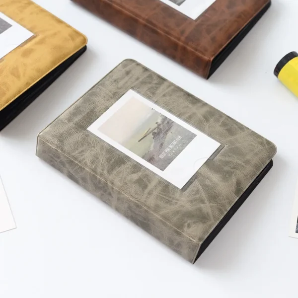 Retro Mini Instant Album Photo Album 64 Pockets Picture Case Storage Fujifilm Instax Mini 11 9 8 7s 90 70 LiPlay 1