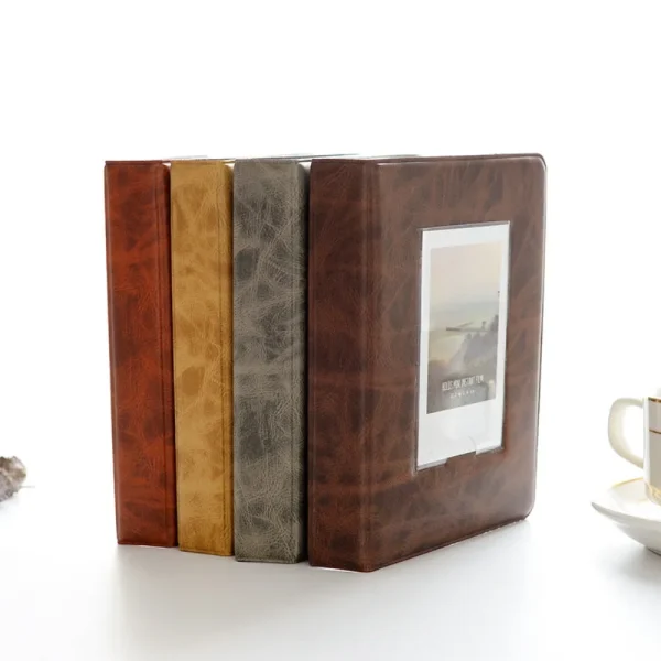 Retro Mini Instant Album Photo Album 64 Pockets Picture Case Storage Fujifilm Instax Mini 11 9 8 7s 90 70 LiPlay 2