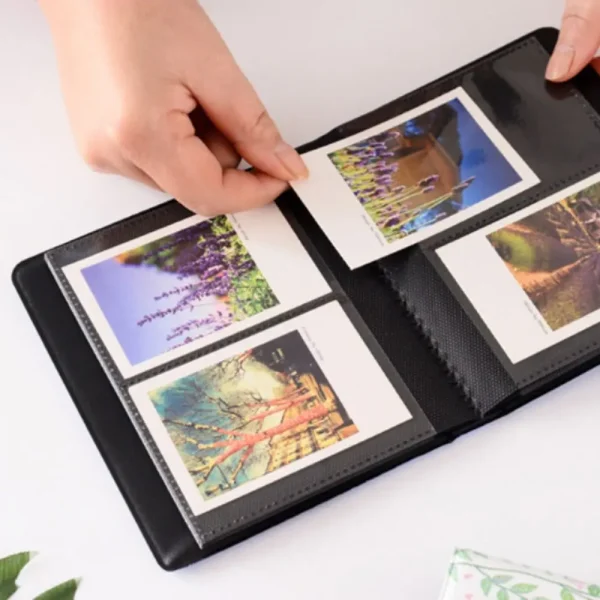 Retro Mini Instant Album Photo Album 64 Pockets Picture Case Storage Fujifilm Instax Mini 11 9 8 7s 90 70 LiPlay 4