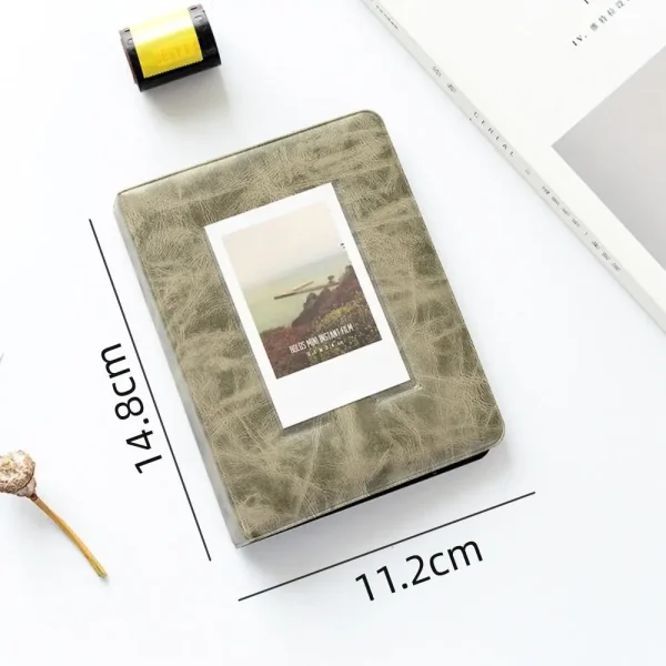 Retro Mini Instant Album Photo Album 64 Pockets Picture Case Storage Fujifilm Instax Mini 11 9 8 7s 90 70 LiPlay 6