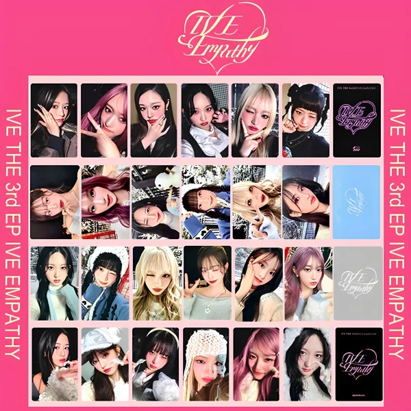Kpop IVE Photocard Wonyoung NEW Album EMPATHY Lomo Cards Yujin Gaeul LIZ Rei Leeseo Photo Card Fans Gift Merch Accessories 2