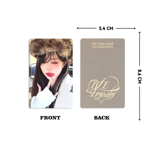 Kpop IVE Photocard Wonyoung NEW Album EMPATHY Lomo Cards Yujin Gaeul LIZ Rei Leeseo Photo Card Fans Gift Merch Accessories 3