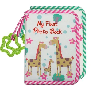 Baby Photo Album First Year Baby Photo Book Growth Babies Albums Shower Guest Diy Giraffe Photography Album with Family record 1