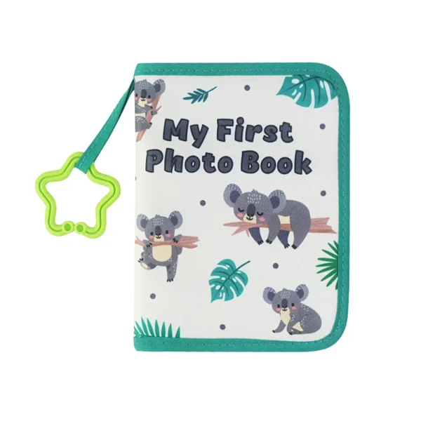 Baby Photo Album First Year Baby Photo Book Growth Babies Albums Shower Guest Diy Giraffe Photography Album with Family record 6