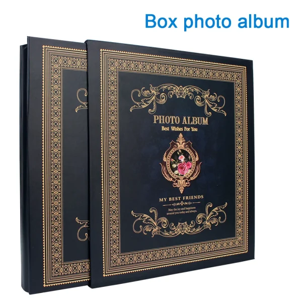 500 Pockets 6 Inch Picture Case For Kids Children Photo Album Frame Storage Scrapbooking Vintage Photo Albums Boxed Album 3