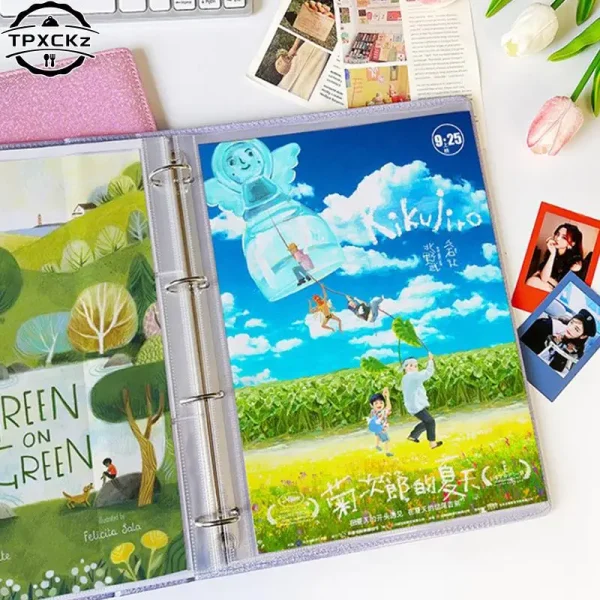 2 4 6 9 Pockets PVC Free10 Pack A4 Photo Album Clear Sleeves  Toploader Photocard Postcard Binder Sheets Refill Pages 3