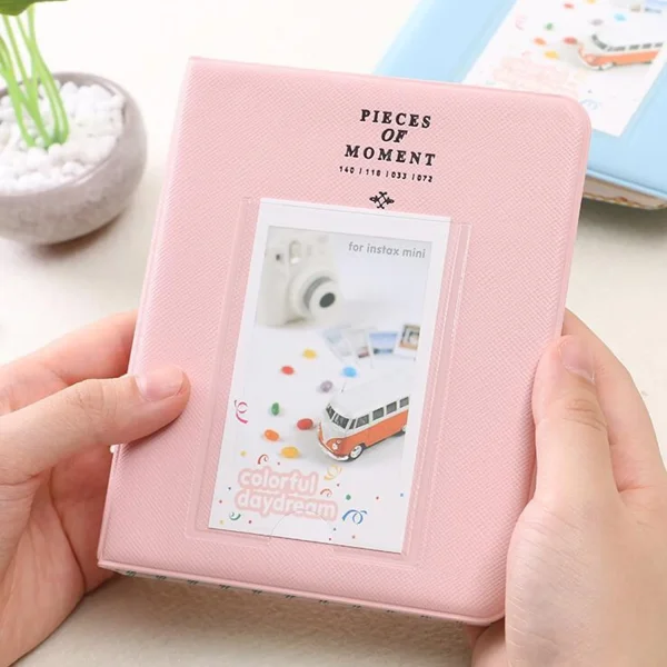3 inch 64 Pockets For Polaroid Photo Album Mini Instant Picture Case Storage For Fujifilm Instax Mini Film 8 Korea Instax Album 2