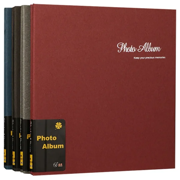 18 Inch Self Adhesive Film Covered Album Manual Picture Album Kid Growth Memorial Photo Album For Birthday Gift Lover Scrapbook 2