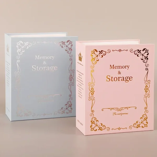 Art Photo Album Slip in Case with 100 Pockets 6 X 4 Inch - Family Friends Memories Picture Photograph Albums Book 3