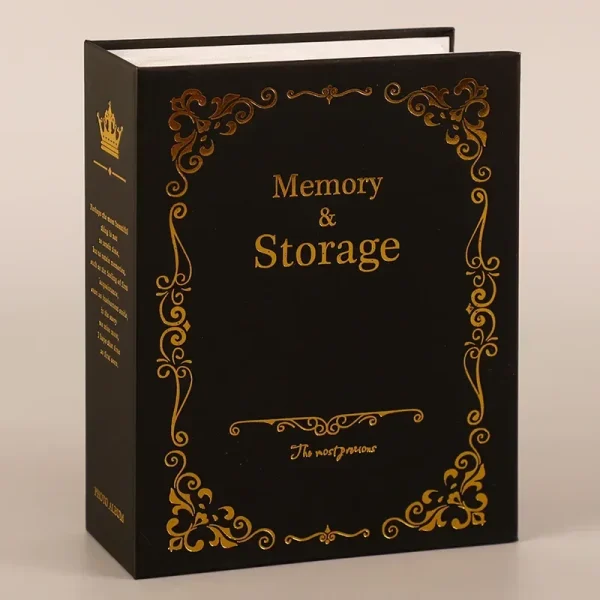 Art Photo Album Slip in Case with 100 Pockets 6 X 4 Inch - Family Friends Memories Picture Photograph Albums Book 4