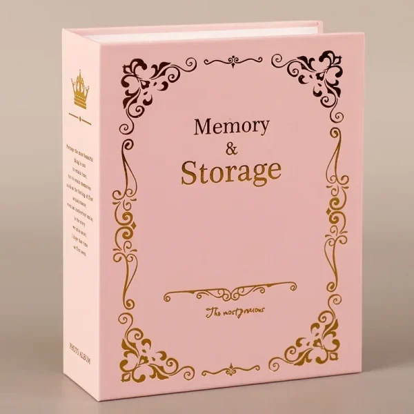 Art Photo Album Slip in Case with 100 Pockets 6 X 4 Inch - Family Friends Memories Picture Photograph Albums Book 5