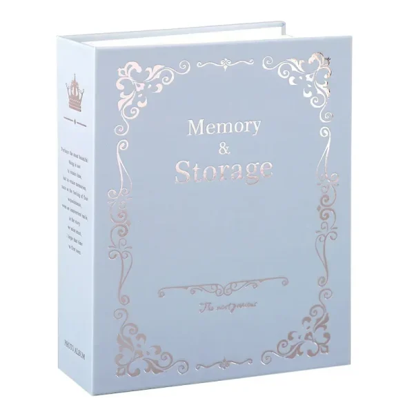 Art Photo Album Slip in Case with 100 Pockets 6 X 4 Inch - Family Friends Memories Picture Photograph Albums Book 6