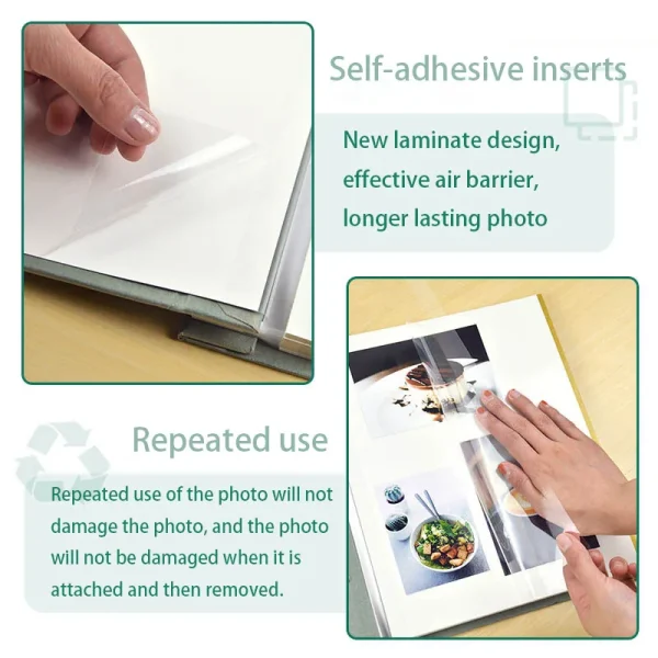 Wedding Photo Albums Paper Stickers for Photo Albums Binder Photocards Collect Book Self Adhesive Memory Fotos Picture Albums 3