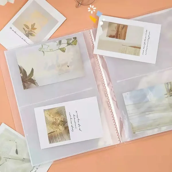 Transparent PVC Photo Album 3/4/5/6 Inch 80/160 Slots Picture Card Holder Creative Collect Book Idol Star Photocard Holder 2
