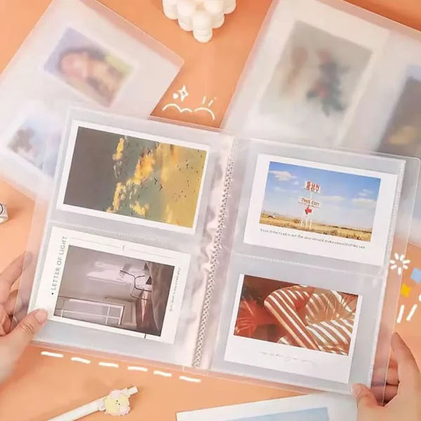 Transparent PVC Photo Album 3/4/5/6 Inch 80/160 Slots Picture Card Holder Creative Collect Book Idol Star Photocard Holder 3