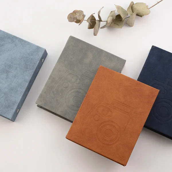 64 Pockets Mini Photo Album 3 Inch Photo Paper Book PU Leather Cover For Fujifilm Instax Mini 11 9 8 7s 90 70 LiPlay Camera Film 2