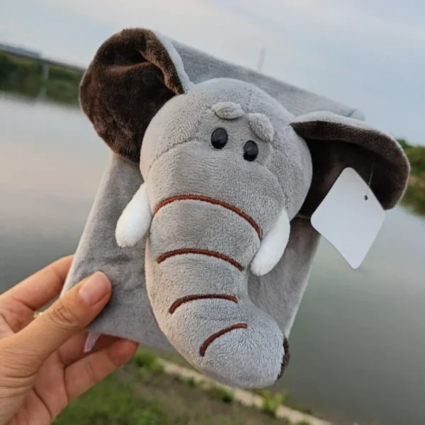 100 Pages 3D Cartoon Plush Animal Photo Album Slip in Case for Baby Groth Memory Fotos Photocards Collect Books Creative Gifts 2