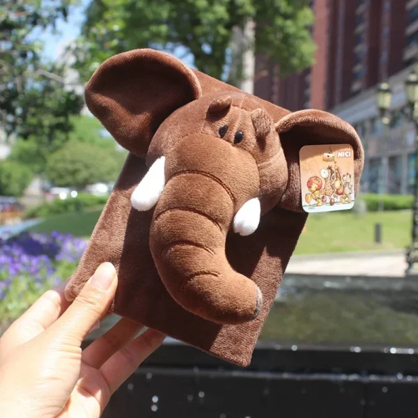 100 Pages 3D Cartoon Plush Animal Photo Album Slip in Case for Baby Groth Memory Fotos Photocards Collect Books Creative Gifts 3