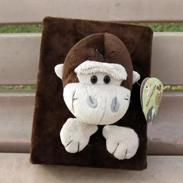 100 Pages 3D Cartoon Plush Animal Photo Album Slip in Case for Baby Groth Memory Fotos Photocards Collect Books Creative Gifts 4