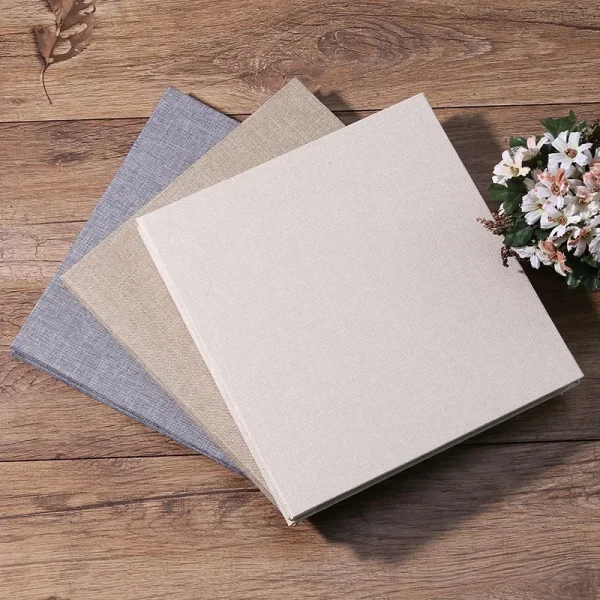 Linen Self-adhesive Laminating DIY Photo Album Album Viscose Album To Keep Memories of Making Precious Gifts Record Time 1