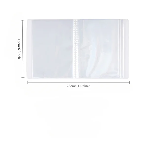 Storage Book Large Capacity Card album 40 Inner Page Card Bills Invoice Notes Collection Album photo album Picture Books 3