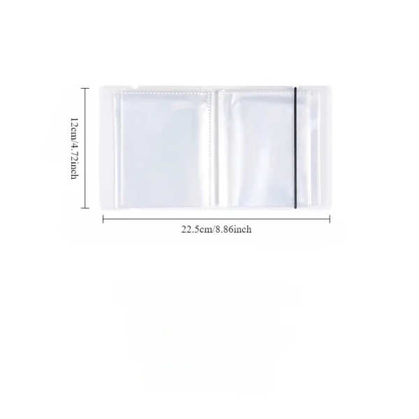 Storage Book Large Capacity Card album 40 Inner Page Card Bills Invoice Notes Collection Album photo album Picture Books 4