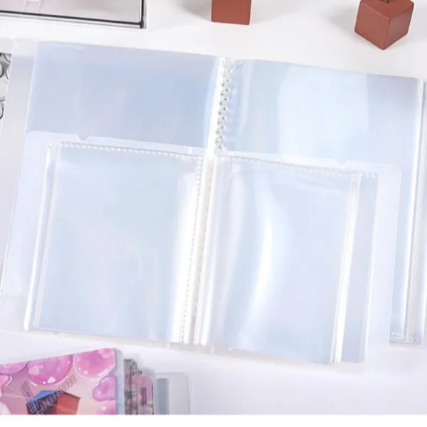 Storage Book Large Capacity Card album 40 Inner Page Card Bills Invoice Notes Collection Album photo album Picture Books 6