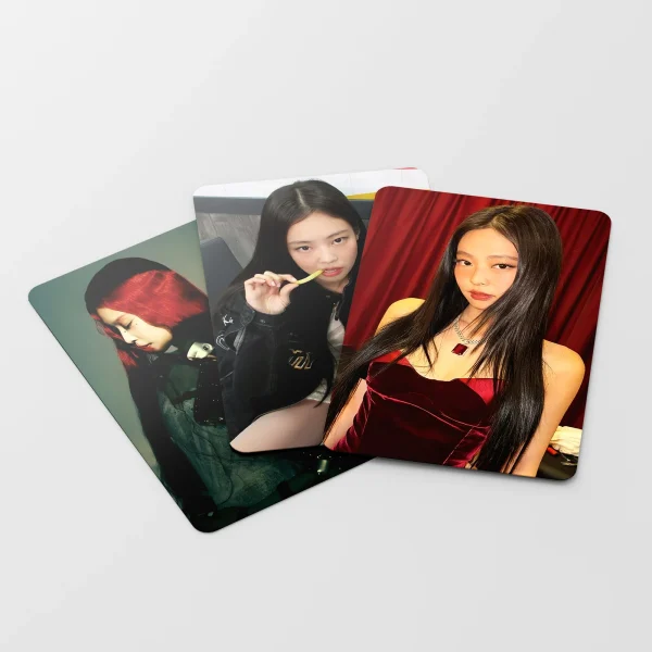 55Pcs/Box Kpop RUBY LIKE JENNIE SOLO Lomo Card New Ablum HD Photo Print Pictures Photocard For Fans Collection Postcards Gifts 6