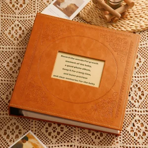 800 Pictures Pockets 5 Inch Photo Album Interstitial Photos Book Case Kid Memory Leather Covers Family Album Wedding Gift 1